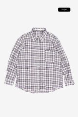 Cream vintage check shirt