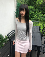 Yaben Lace Mini Skirt