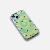 HYPNOTIC STAR CASE_LIME (silver epoxy)