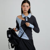 FLAP STRING MINI BACKPACK