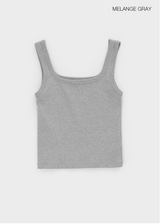 [B-BASIC] Standard Wide Square Neck Sleeveless (2 SIZE)