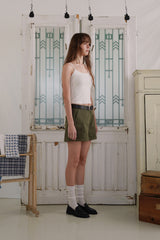 Roll-up cargo shorts_khaki