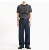 エッセンシャルスタンダード半袖リンガーTシャツ ビンテージチャコール