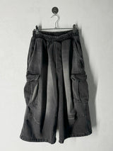ソルトウォッシングデニムカーゴバミューダデニムパンツ 3C