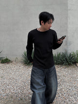 Regular Waffle Long Sleeve 3C