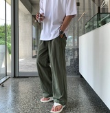 First Cool Air Nylon Banding Wide Pants