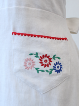 needlepoint apron dress 