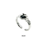 Black odd Ring (4ver.)