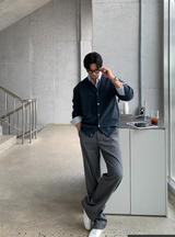  Logane cashmere hachi round neck cardigan