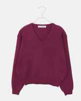 Canni Basic V-Neck Knit Top