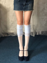 ブルートーン 2レイヤード ニーソックス