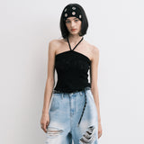 knit top (black)