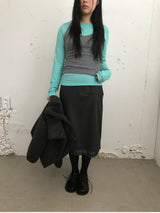 Amud Pintuck Midi Skirt (2color)