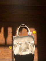 イージーリボンミニバッグ_sand beige