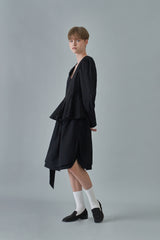 Comos flared skirt_black