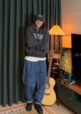 [virstyle original] INKKI two tuck Balloon Tapered Denim Pants 4COLOR