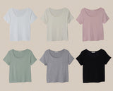 Soft Modal Basic Short Sleeve T-shirt (6color)