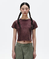 WASHED CURVED TEE