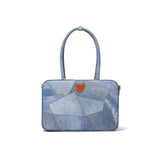 “BERLIN” Cowboy Patchwork Tote Bag