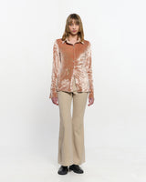 Stripe Bootcut Pants _ BEIGE