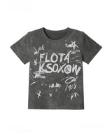 Flota グラフィティウォッシュTシャツ 232195022