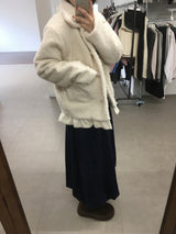 ウールドットバルーンスカート (2Colors)