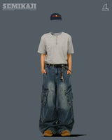 IN Hook Slub Muscle Fit 1/2 T