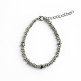 Vintage Silver Star Beaded Bracelet