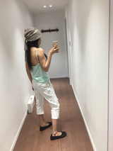 Node punched hair scarf (2color)