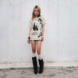 SEXXDEVIL エンファンスパンクポートレートTシャツ