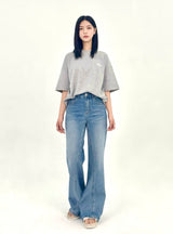 3RD REORDER PANEL FLARE JEANS code 25100