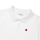 KIRSH PLAIN SLIM FIT PIQUE T-SHIRT - WHITE 