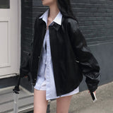 [Bellide made/Overfit] ロックシックレザーブルージャケット