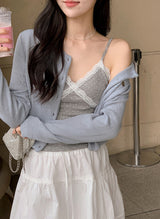 MR Dot Lace Layered Sleeveless (3color)