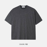 LMN サマーレイヤリングクロップラウンド半袖Tシャツ (11 colors)