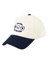 サークルフレンズキャップ - Ivory Navy