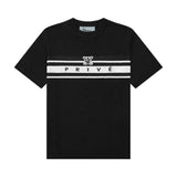 DVRK PRIVÉ BAR LOGO BOXY KNITTED T-SHIRT - GREY