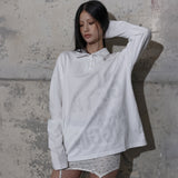 バッククロスオーバーフィットカラーT (WHITE) F25ZB021