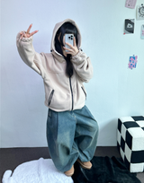 ピンタックリベットバルーンデニムパンツ 💙🩵