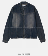 Wayne Biker China Denim Jacket