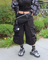 [UNISEX] Bermuda Cargo Wide Pants