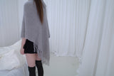 Yui button knit cape (3color)