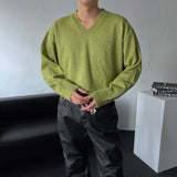 OW Premium Carine V-neck Cashmere Knitwear (4 colors)