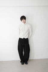 volume curved corduroy pants