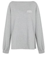 ワンショルダーオーバーフィットスリットTシャツ