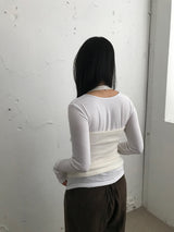 Halter Neck Tank Top (4color)