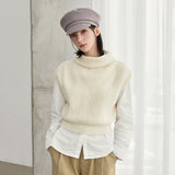 Metal Tip Wool Matroos Cap / Warmtaupe