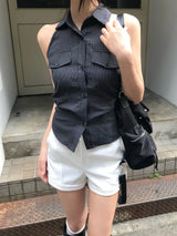 ディット ロールアップ ハーフ スラックス ショーツ