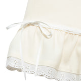 WOOL BLOOMER BERMUDA PANTS_WHITE