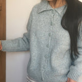 Nedic V-neck Collar Loose Fit Knit Cardigan